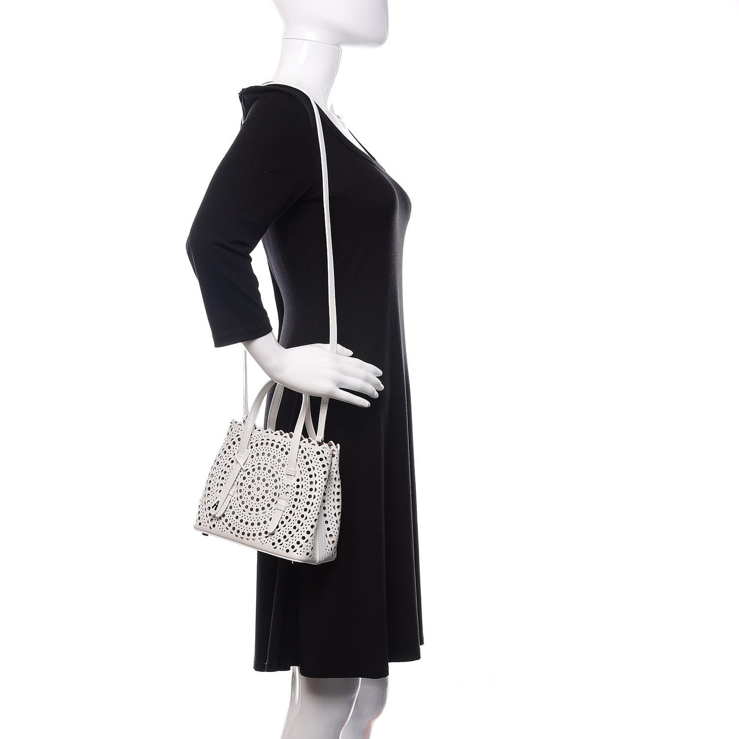 Calfskin Vienne Mina 20 Bag White