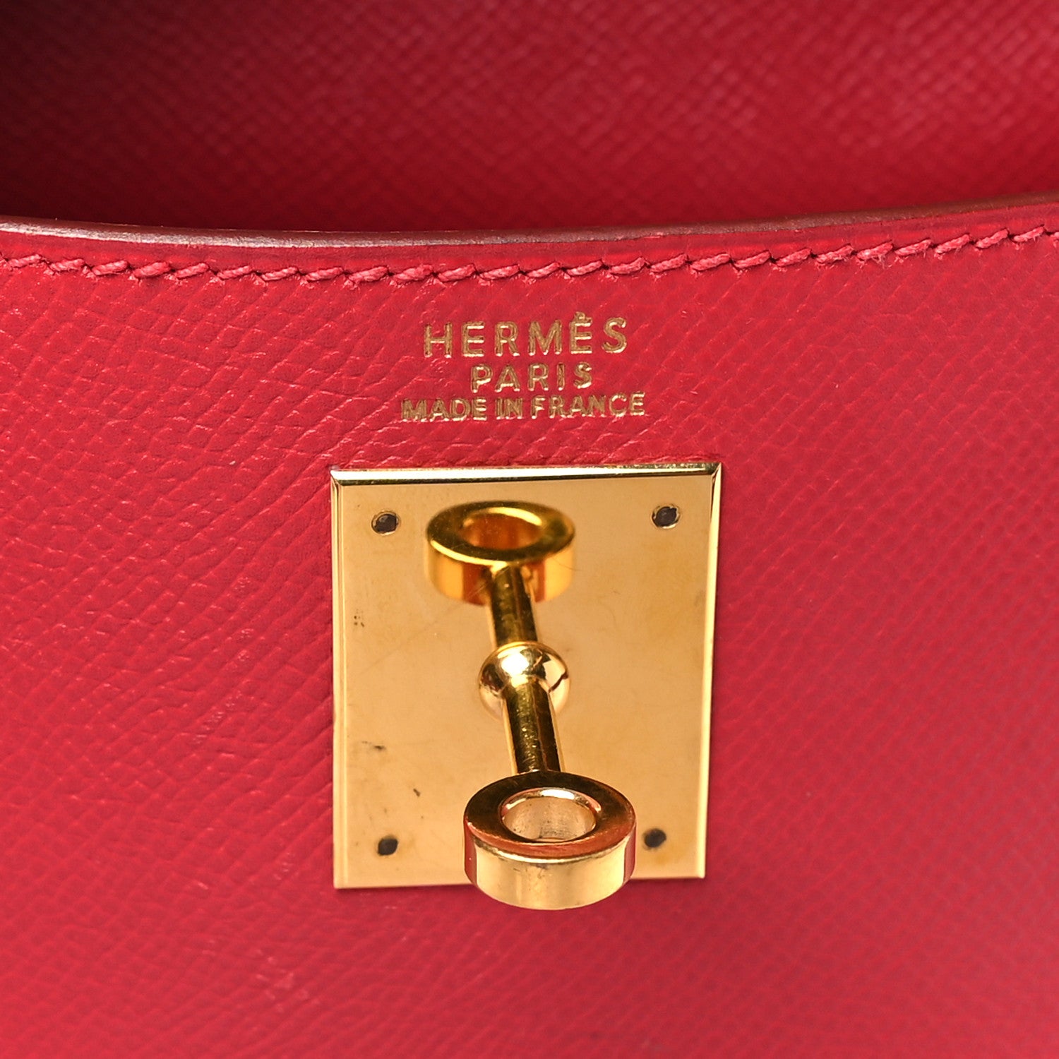 Hermes Courchevel Kelly Retourne 32 Rouge Vif 6 of 9