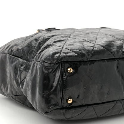 Chanel Glazed Calfskin Large Portobello Tote Black 9 of 11