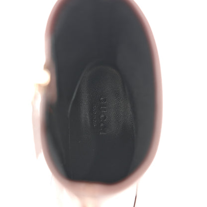 Gucci Nappa Horsebit Ankle Boots 38.5 New Chocolate 7 of 8