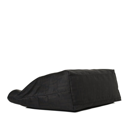 Fendi Nylon Zucca Medium Roll Tote Tobacco 4 of 22