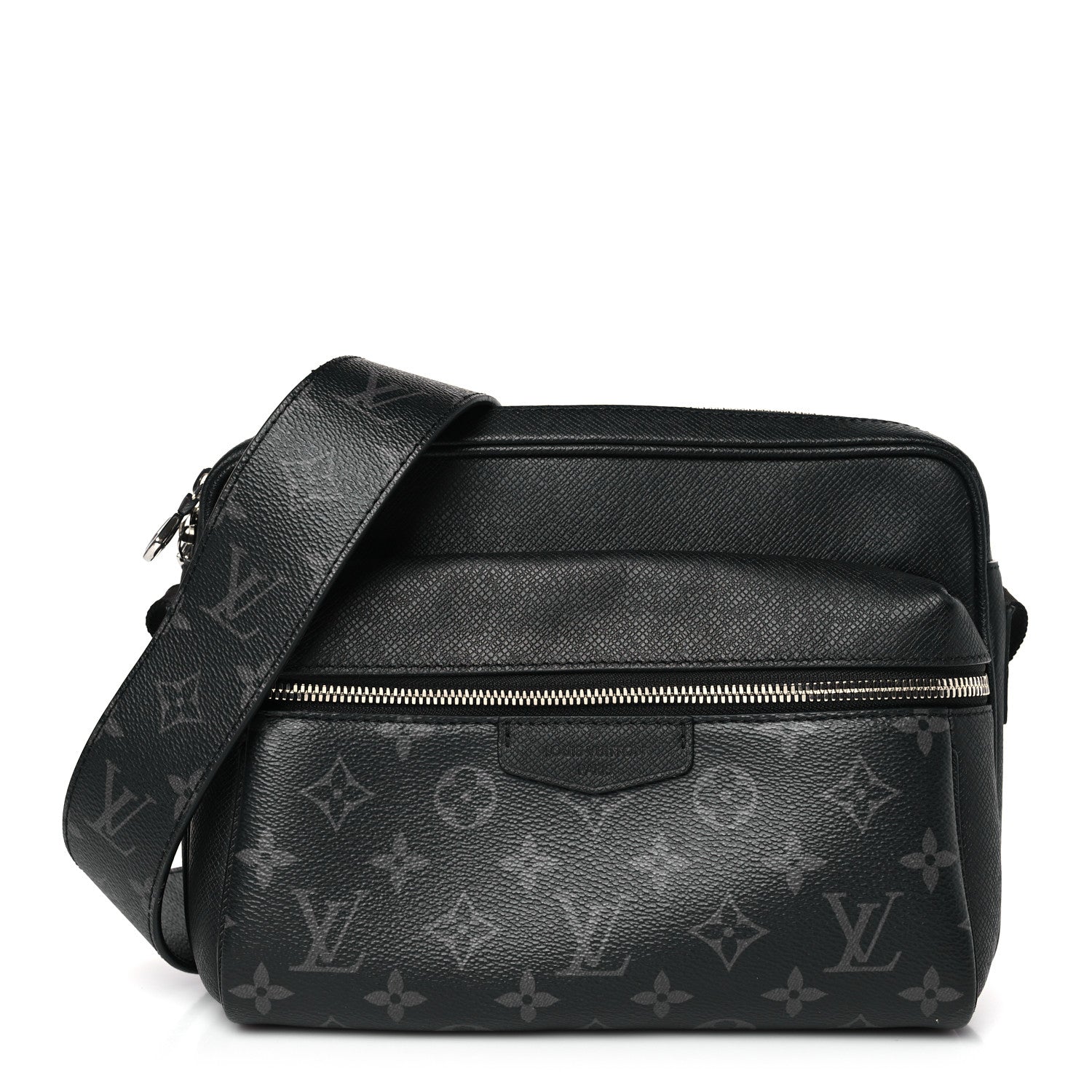 Louis Vuitton Taiga Monogram Eclipse Outdoor Messenger Black 1 of 8