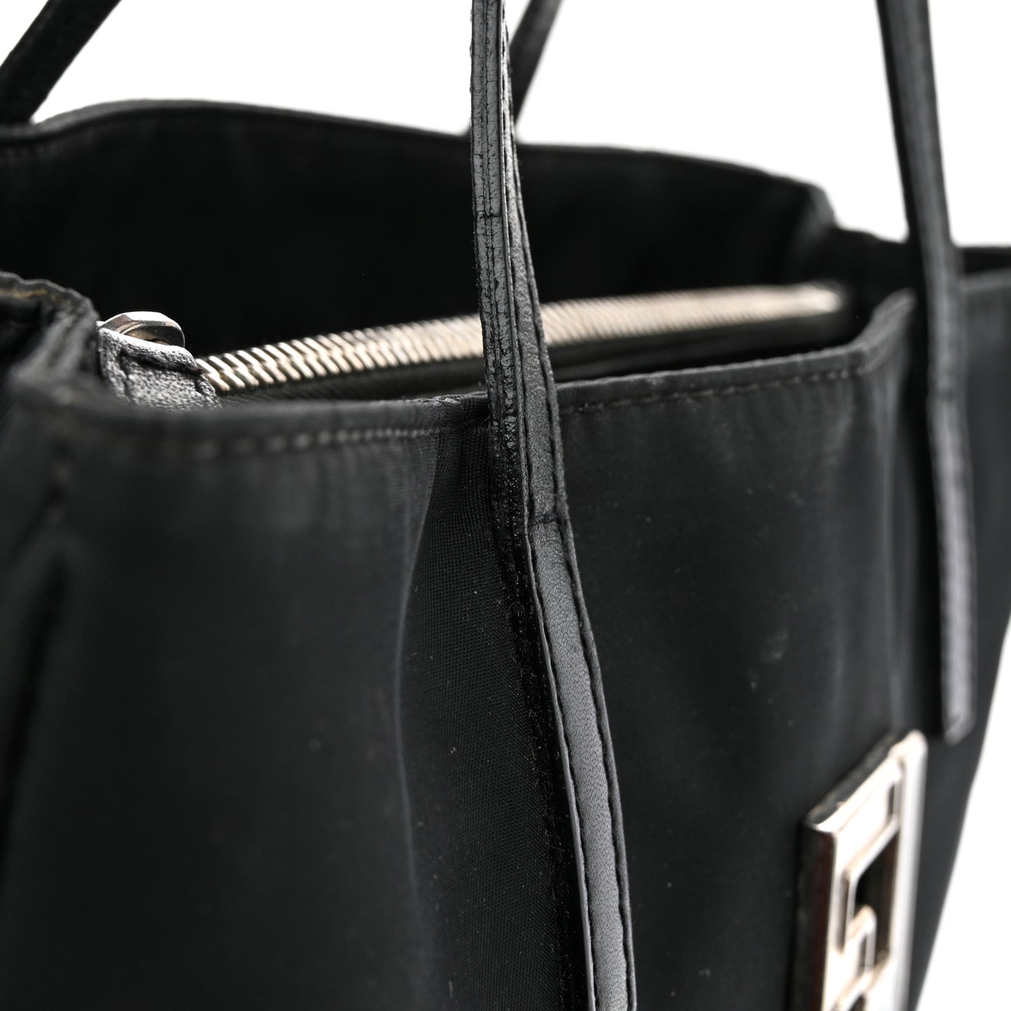 Nylon Small Tote Black