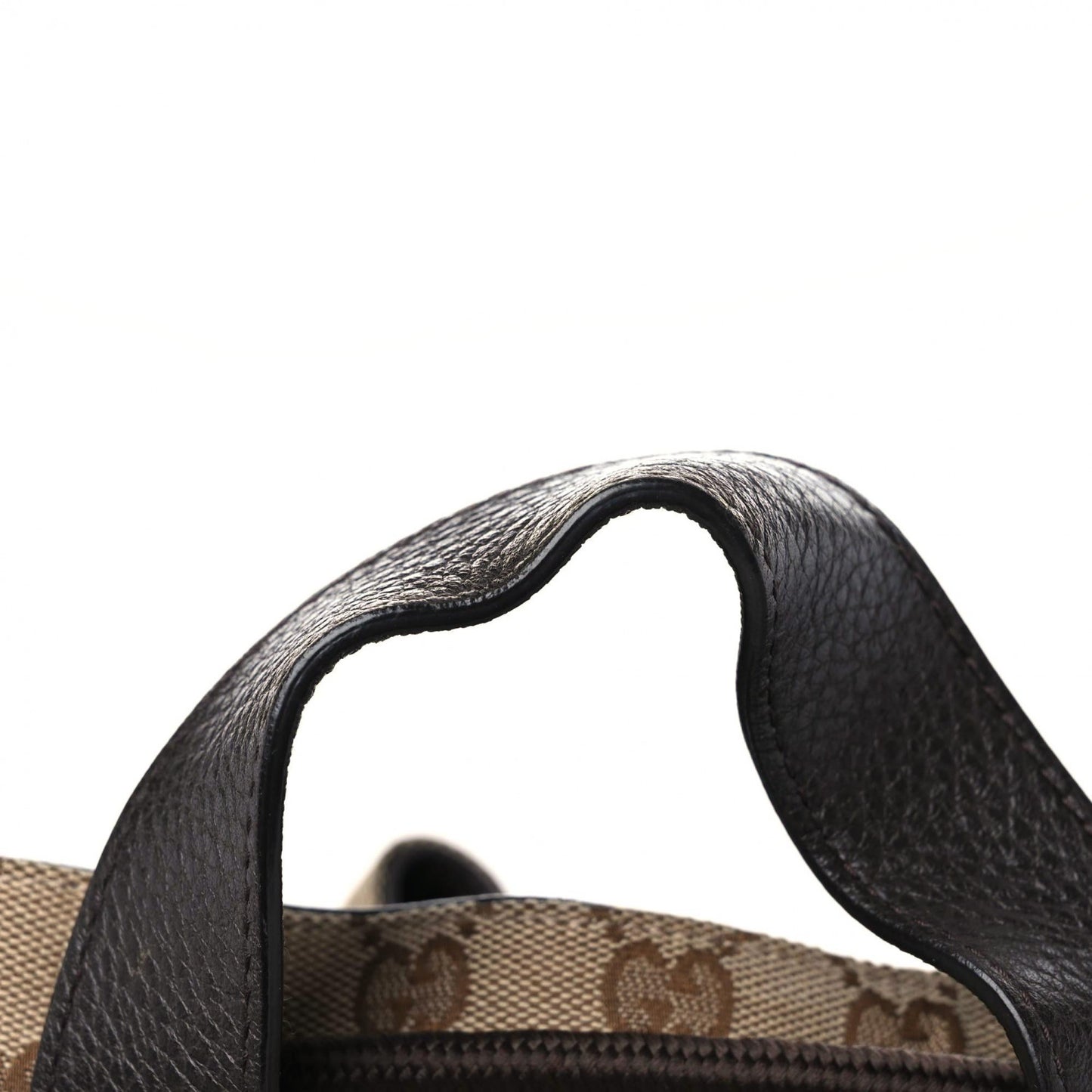Monogram Dollar Calfskin O Drawstring Backpack Beige Ebony Testa di Moro Dark Chocolate
