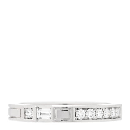 Harry Winston Platinum Diamond Traffic Wedding Band Ring 51 5.75 1 of 4