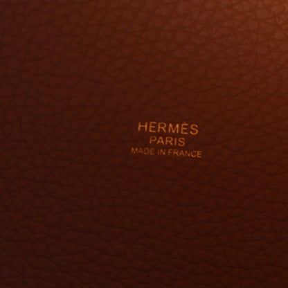 Hermes Taurillon Clemence Picotin Lock 22 MM Gold 6 of 11