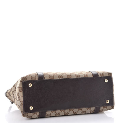 Gucci Monogram Medium Abbey Tote Brown 4 of 17
