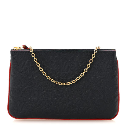 Louis Vuitton Empreinte Double Zip Pochette Marine Rouge 1 of 13