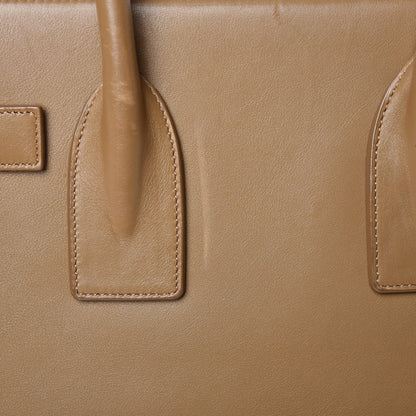 Saint Laurent Calfskin Small Sac De Jour Taupe 19 of 22