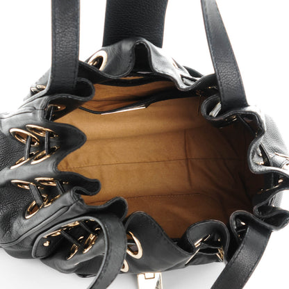 Jimmy Choo Calfskin Riki Black 6 of 7