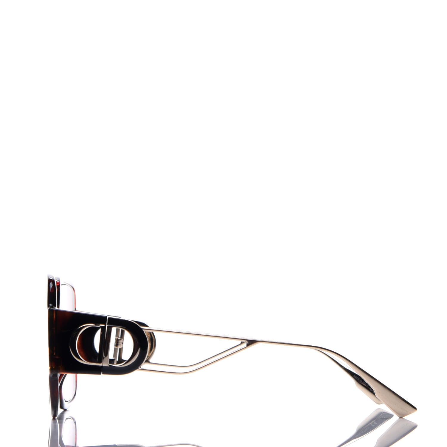 Christian Dior Acetate Square 30 Montaigne 2 Sunglasses Tortoise 3 of 7