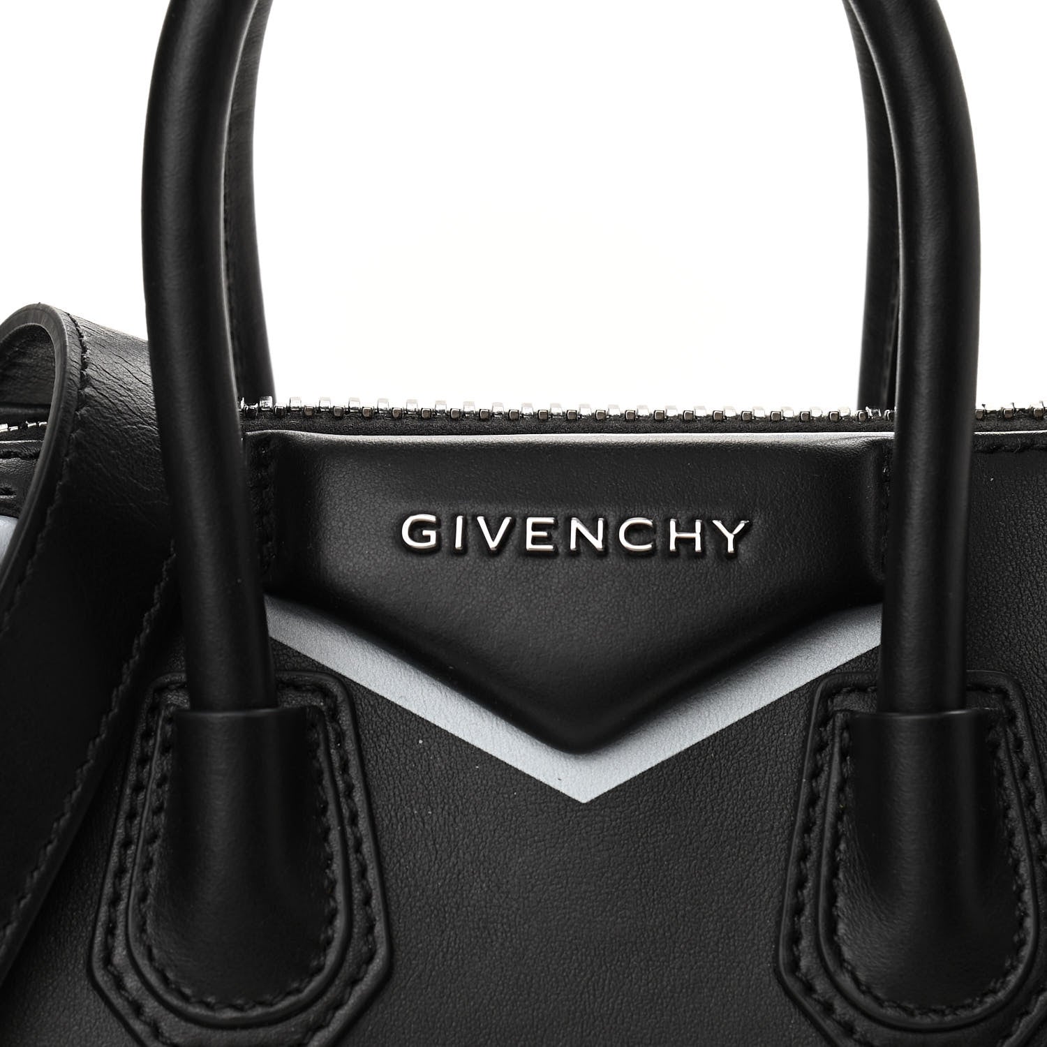 Givenchy Smooth Calfskin Mini Chain Weave Antigona Black 8 of 10