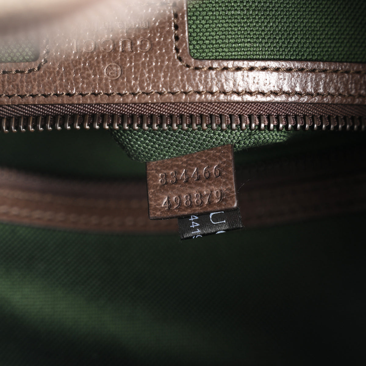 Gucci GG Supreme Monogram Medium Ophidia Backpack Brown 7 of 10