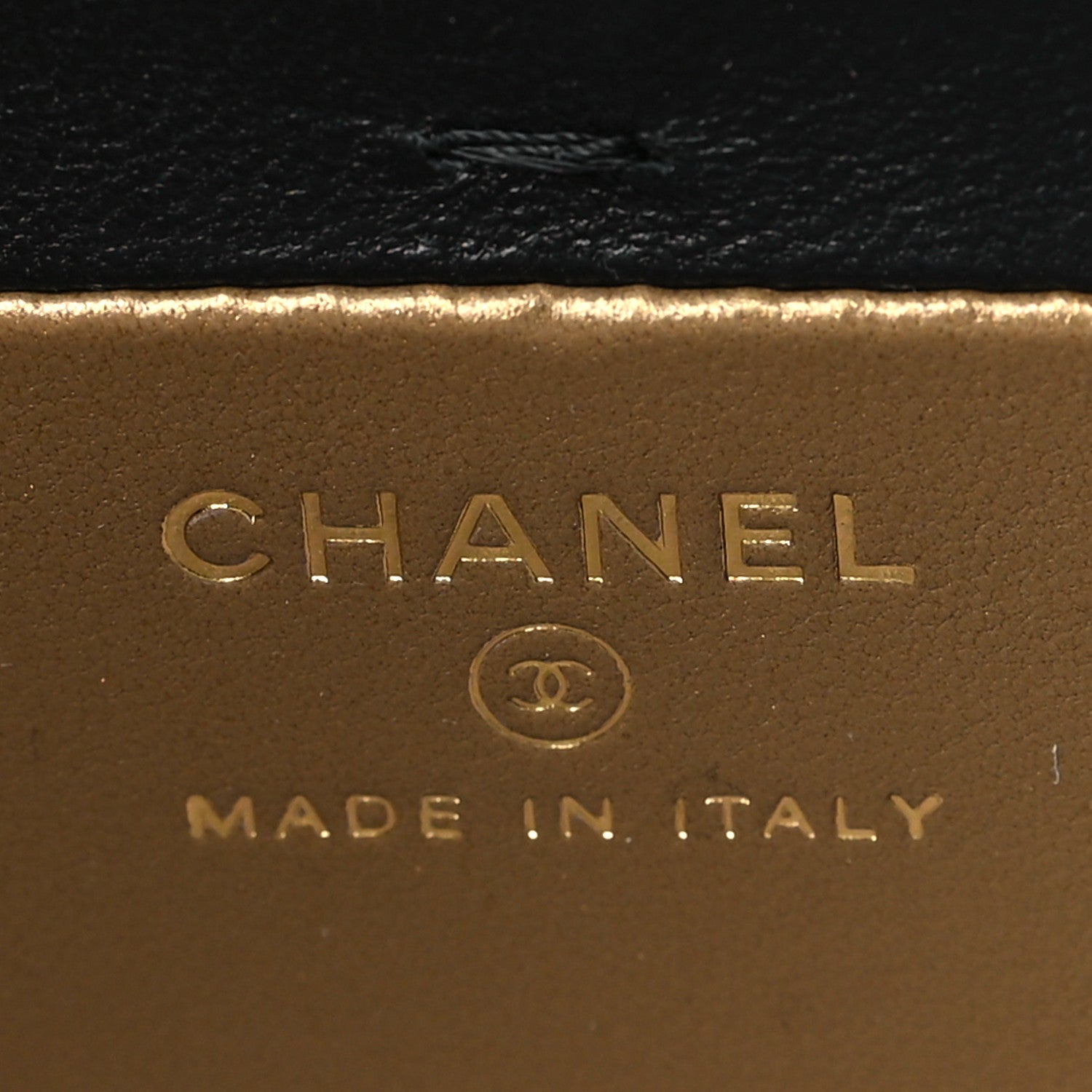 Chanel Lambskin Quilted Vanity Clutch With Chain Black 6 of 8