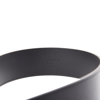 Louis Vuitton Calfskin 35mm Pont Neuf Belt 80 32 Black 4 of 7