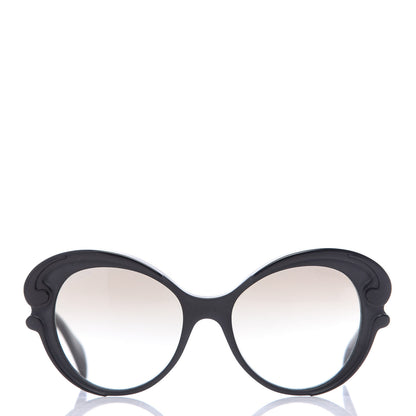 Prada Baroque Cat Eye Sunglasses SPR 28N Black 2 of 8