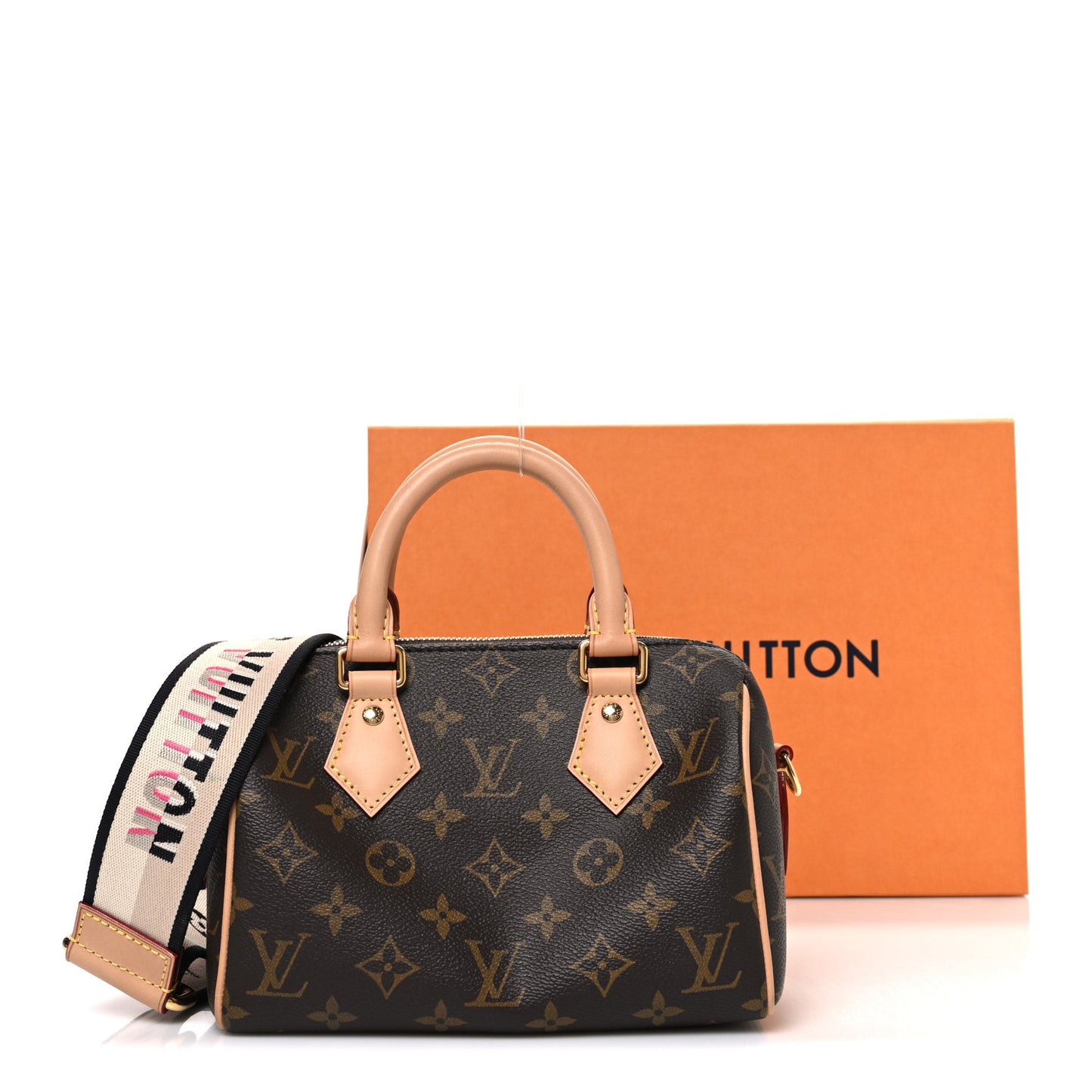 Monogram Speedy Bandouliere 20 Black