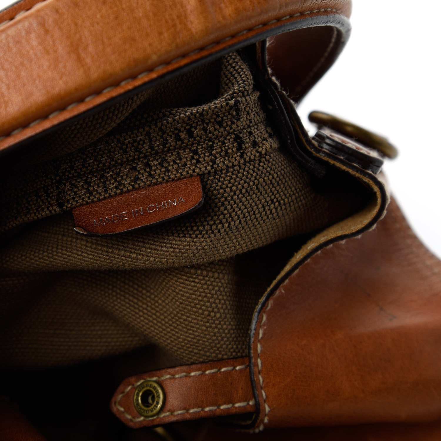 Burberry Canvas Mega Check Medium Susanna Hobo Saddle Brown 9 of 14