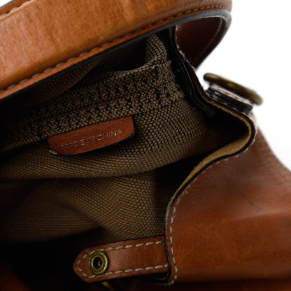 Burberry Canvas Mega Check Medium Susanna Hobo Saddle Brown 9 of 14