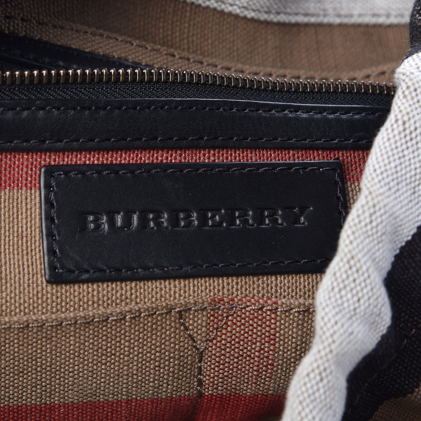 Canvas Mega Check Doran Backpack Black