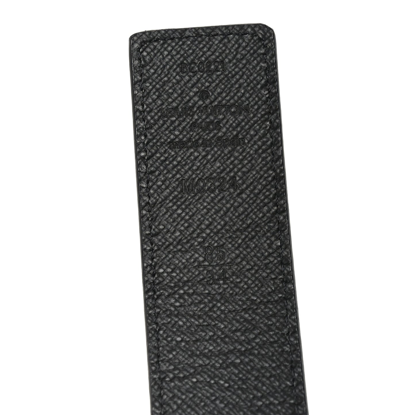 Epi 30mm LV Initiales Belt 85 34 Black