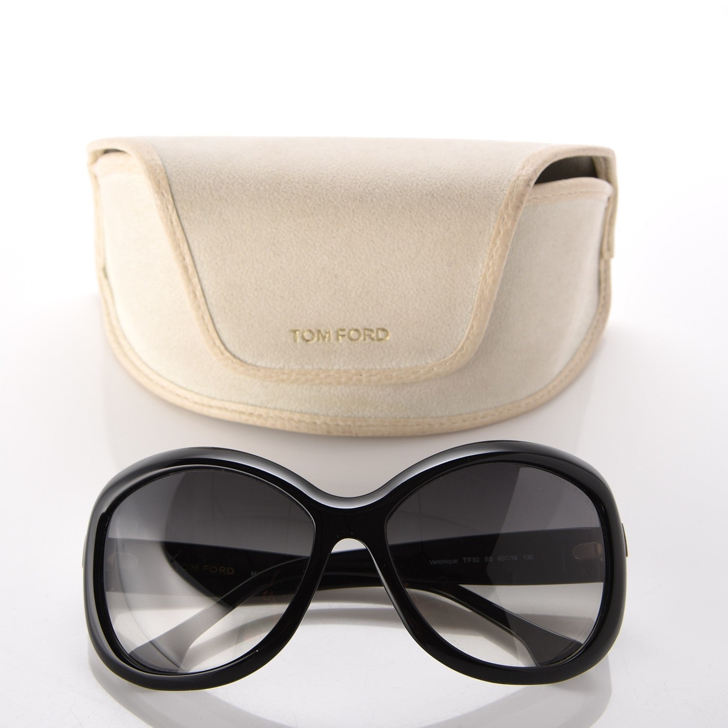 Tom Ford Veronique TF82 Sunglasses Black 8 of 8