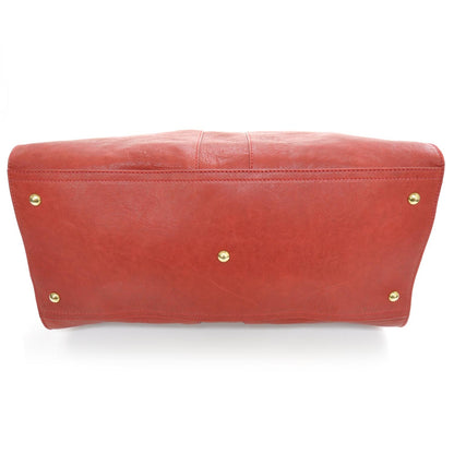 Saint Laurent Sheepskin Large Cabas ChYc Red 4 of 9