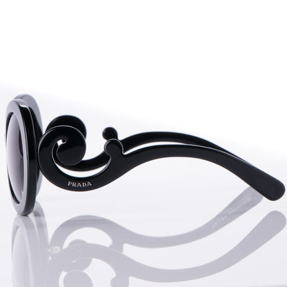 Prada Baroque Sunglasses SPR 27N Black 4 of 9