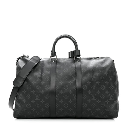 Louis Vuitton Monogram Eclipse Keepall Bandouliere 45 1 of 11