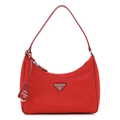 Prada Re-Nylon Saffiano Mini Re-Edition 2005 Bag Rosso 1 of 13