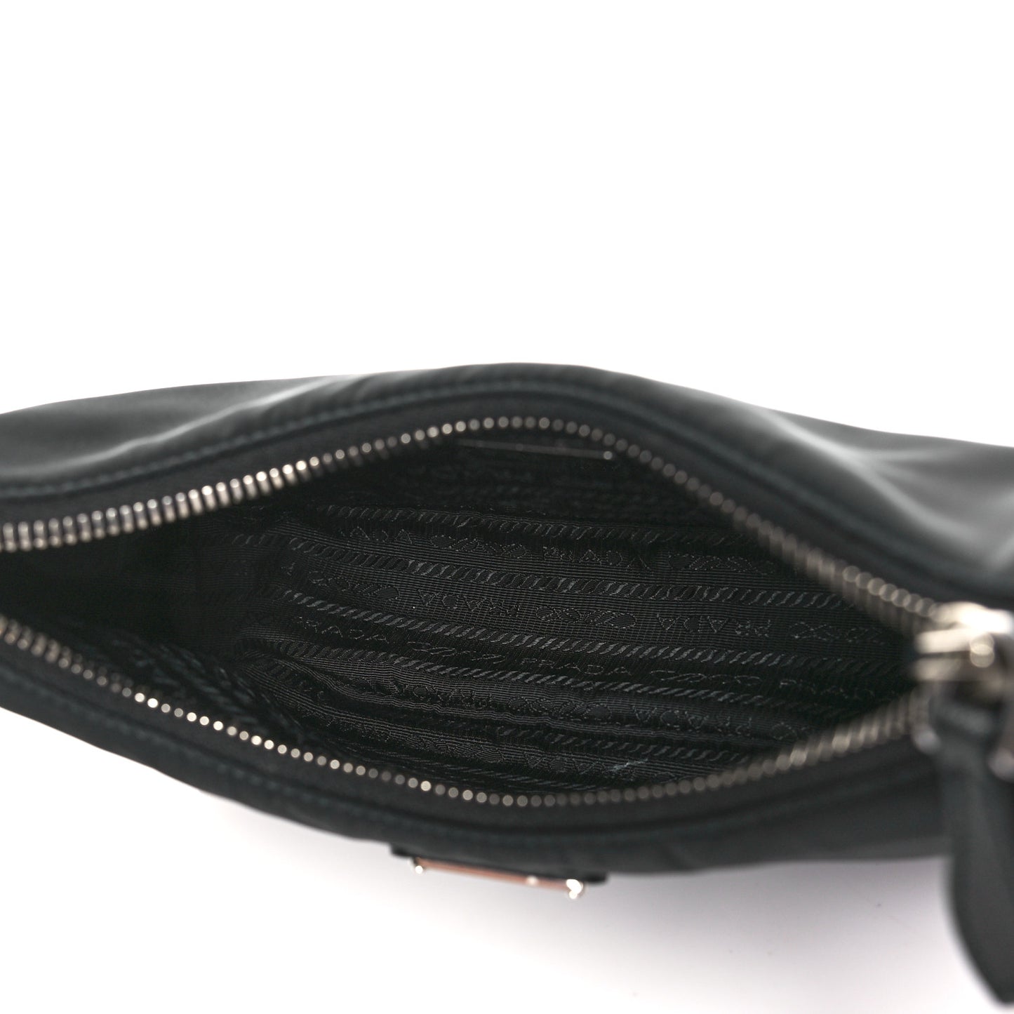 Tessuto Nylon Saffiano Mini Re-Edition 2005 Bag Black