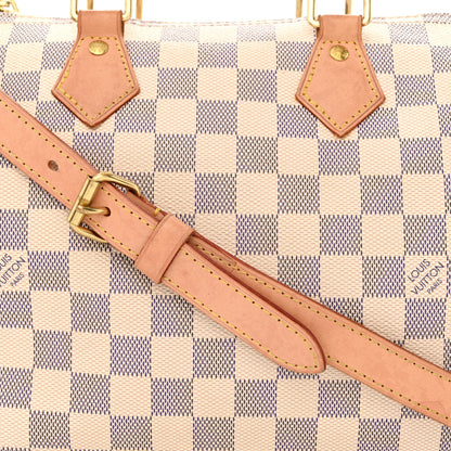 Louis Vuitton Damier Azur Speedy Bandouliere 25 8 of 14