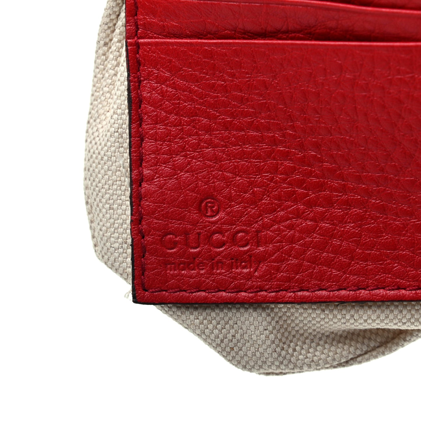 Pebbled Calfskin Soho Wristlet Vibrant Red