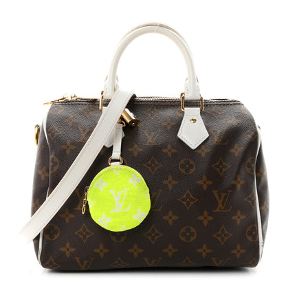 Louis Vuitton Monogram LV Match Speedy Bandouliere 25 White 1 of 11