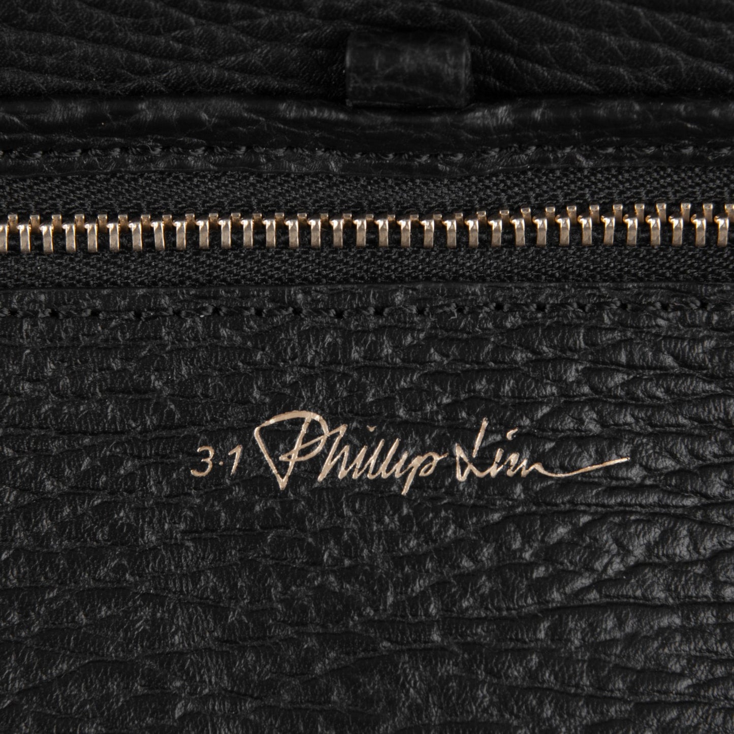 3.1 Textured Calfskin Medium Pashli Satchel Black