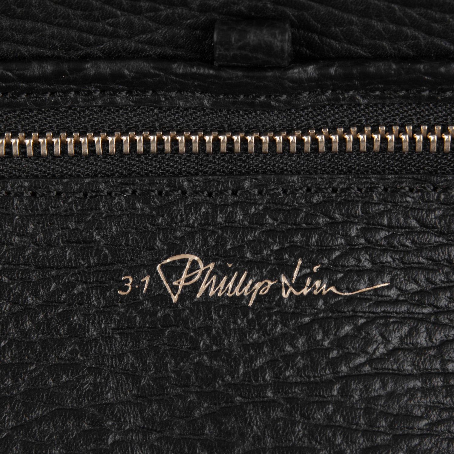 3.1 Phillip Lim 3.1 Textured Calfskin Medium Pashli Satchel Black 6 of 7