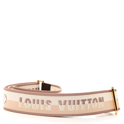 Louis Vuitton Jacquard Speedy Bandouliere 20 Shoulder Strap Beige Brown 3 of 4