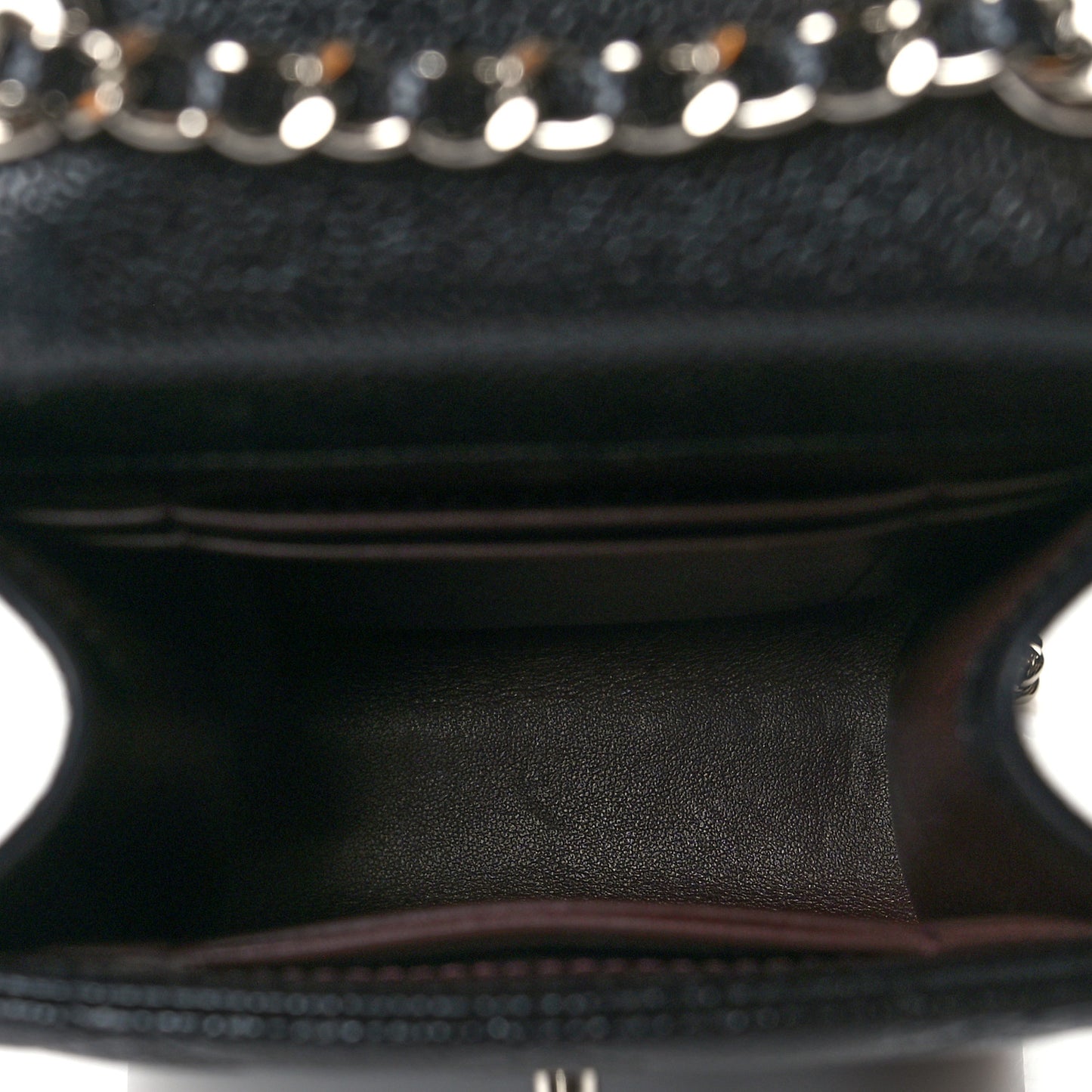 Caviar Quilted Classic Phone Holder Black