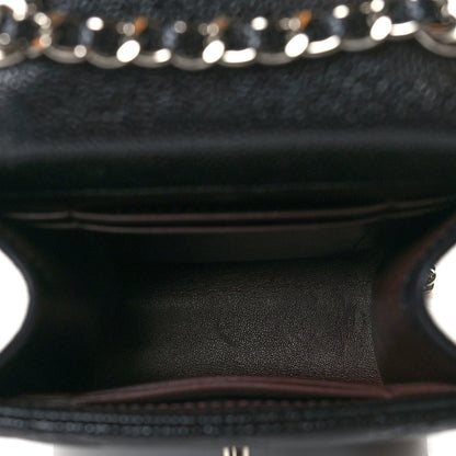 Chanel Caviar Quilted Classic Phone Holder Black 5 of 12