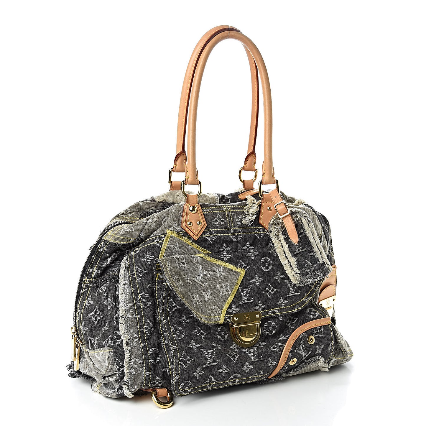 Denim Patchwork Bowly Black