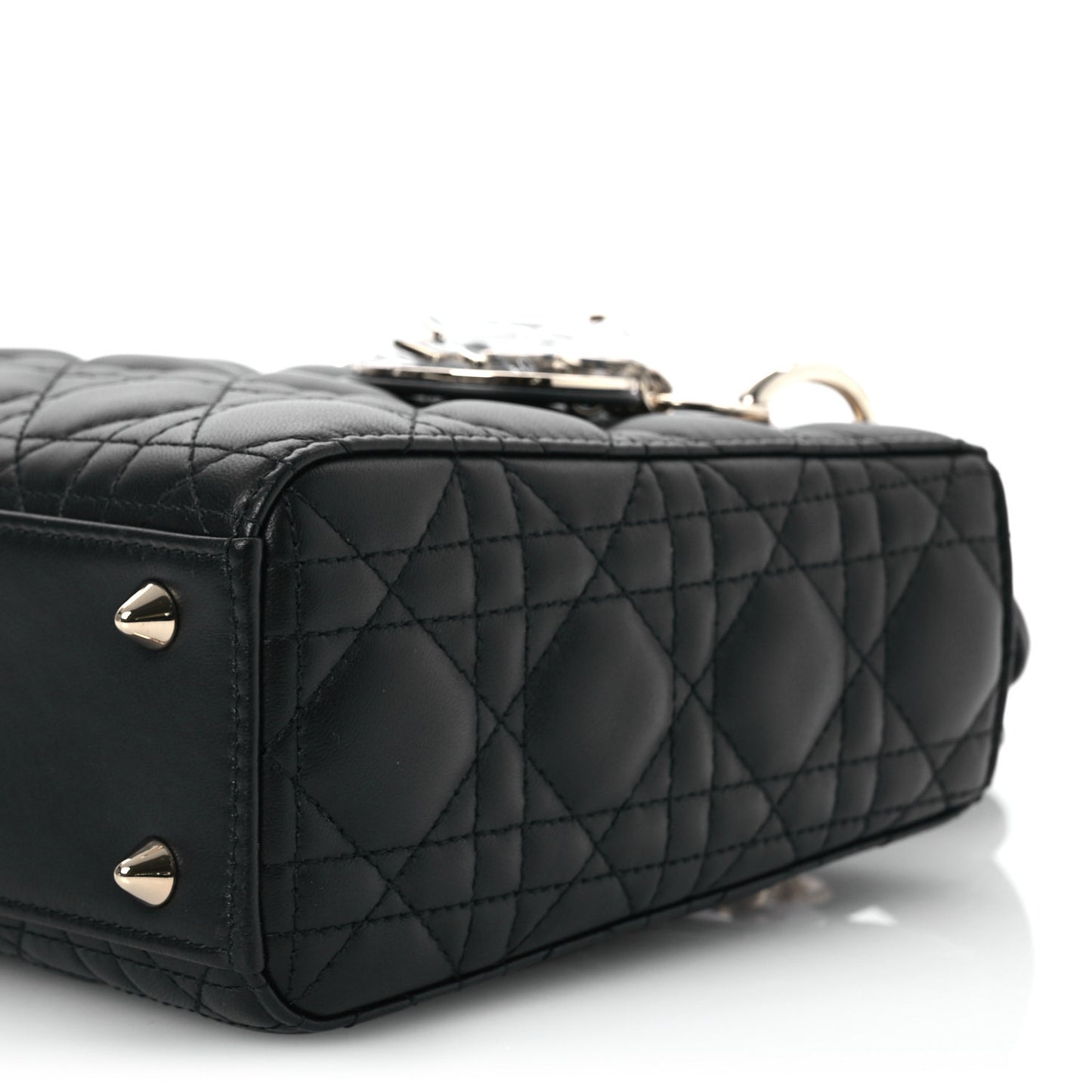 Lambskin Cannage Small My ABCDior Lady Dior Black