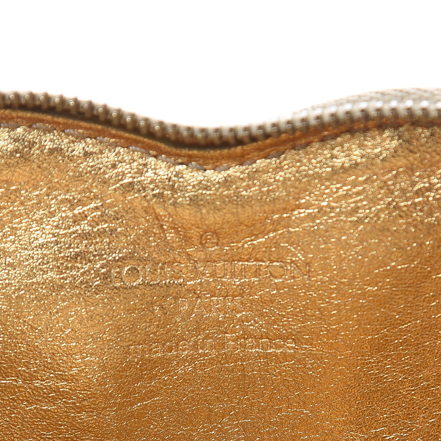 Monogram Miroir Heart Coin Purse Gold