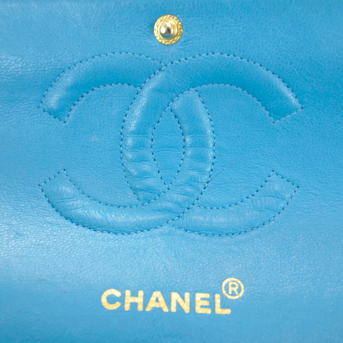 Lambskin Chevron Medium Double Flap