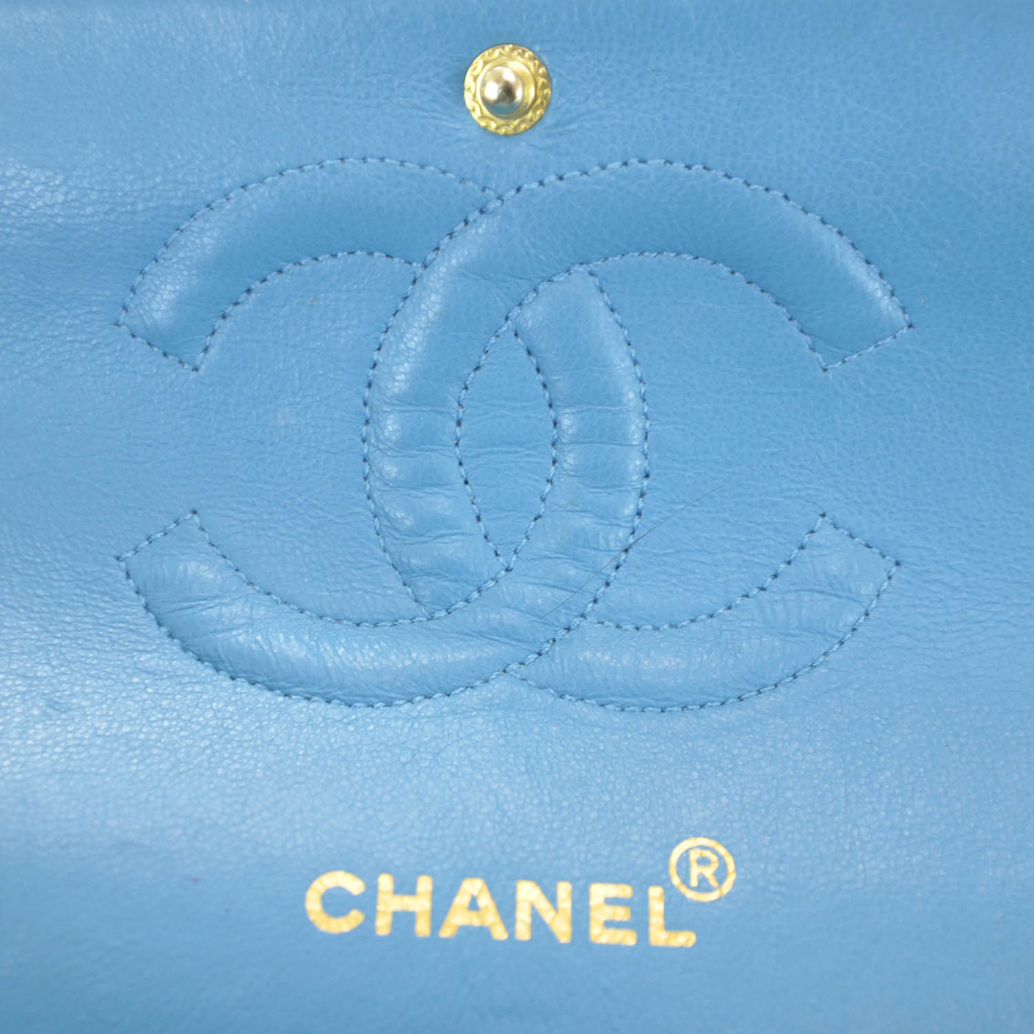 Chanel Lambskin Chevron Medium Double Flap 10 of 12