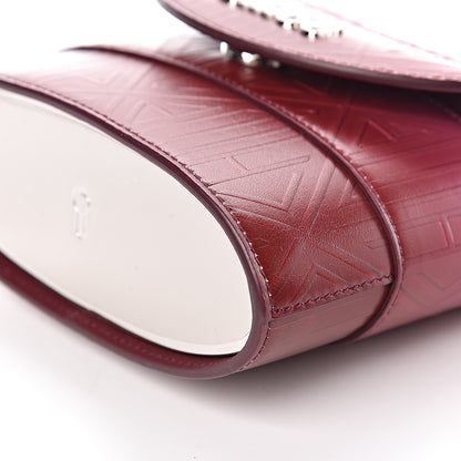 Chloe Calfskin Embossed Small Aby Lock Brown Purple 9 of 9