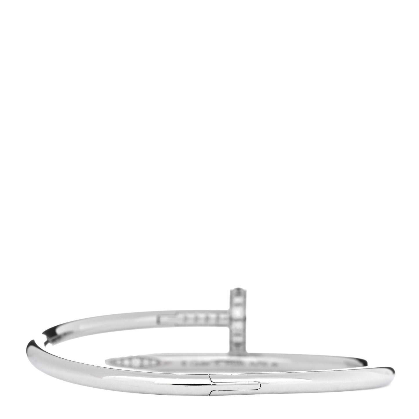 18K White Gold Diamond Juste Un Clou Bracelet 15