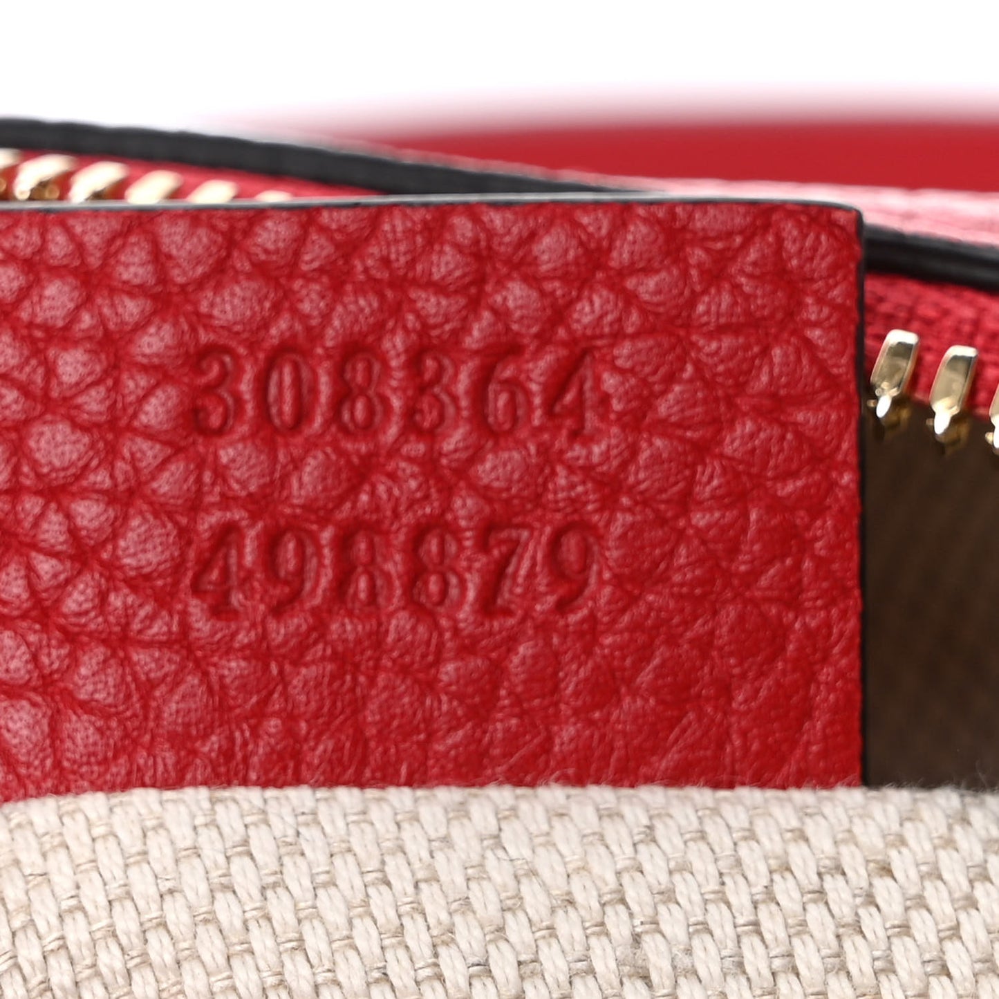 Pebbled Calfskin Small Soho Disco Bag Tabasco Red