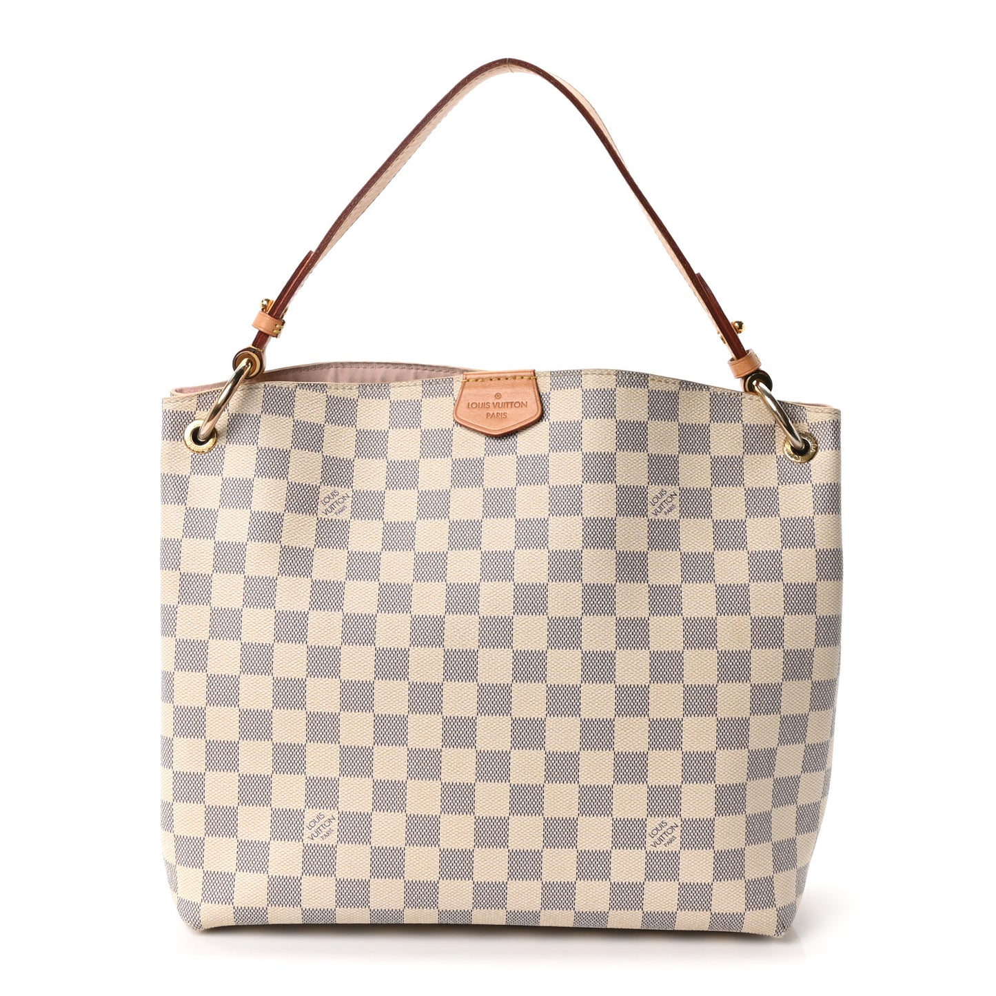Damier Azur Graceful PM Rose Ballerine