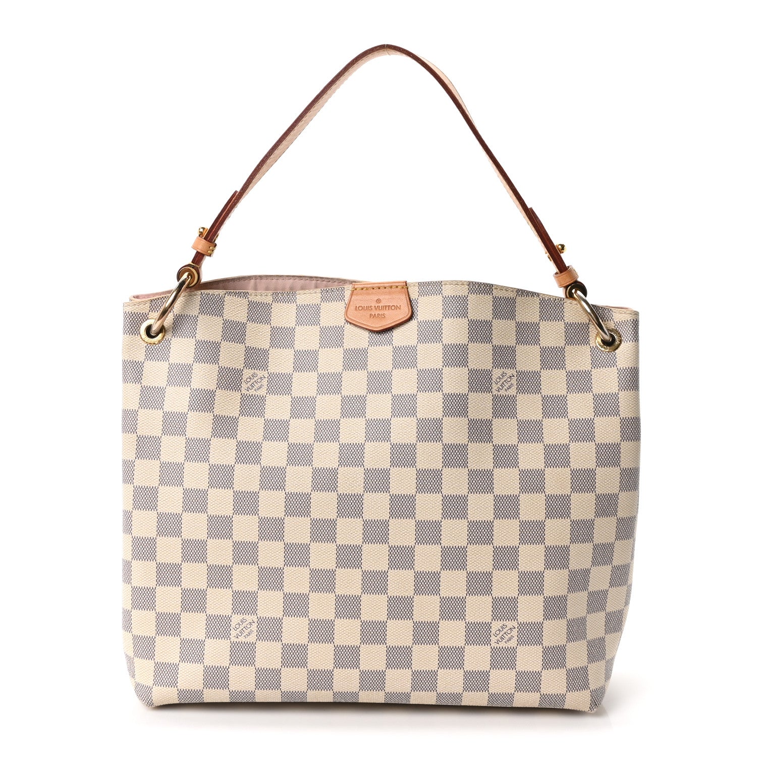 Louis Vuitton Damier Azur Graceful PM Rose Ballerine 1 of 11