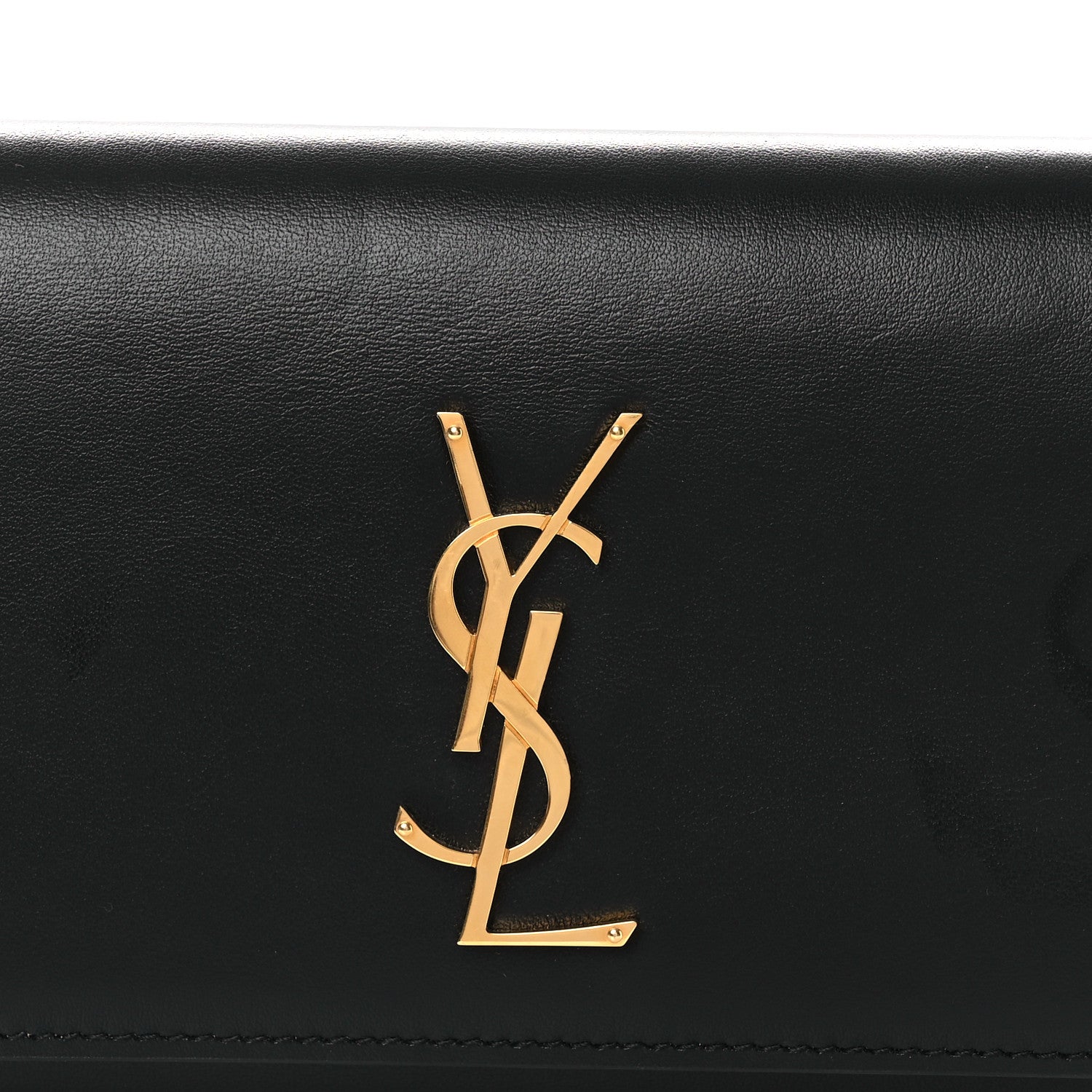 Saint Laurent Smooth Calfskin Monogram Kate Belt Bag Black 8 of 11